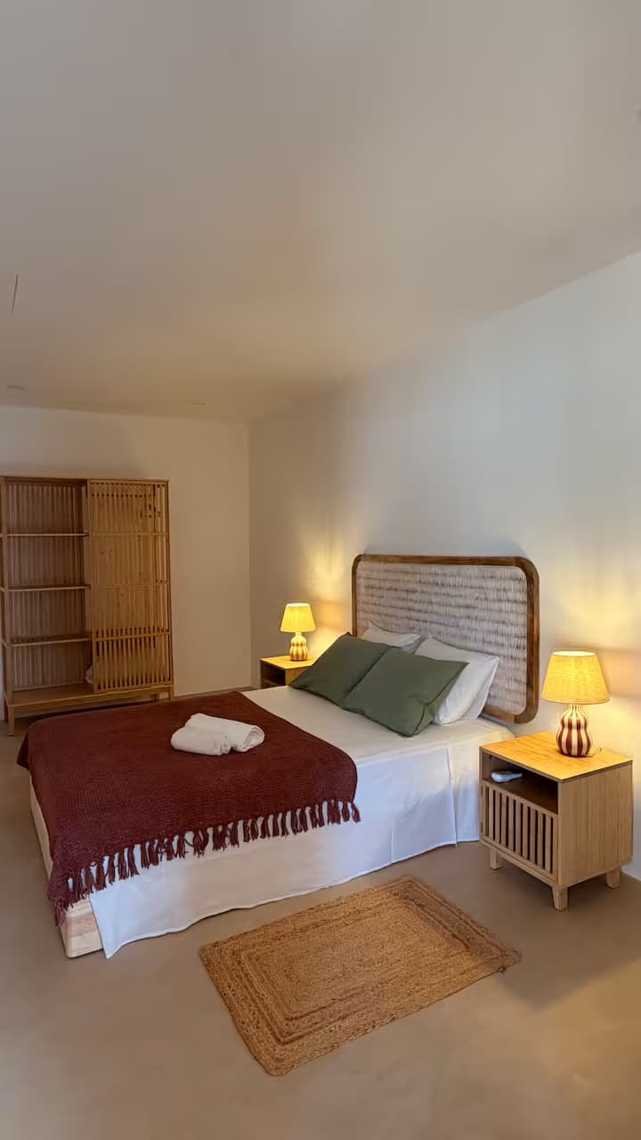 Sommarhus Beach Villa, um acolhedor quarto de casal
