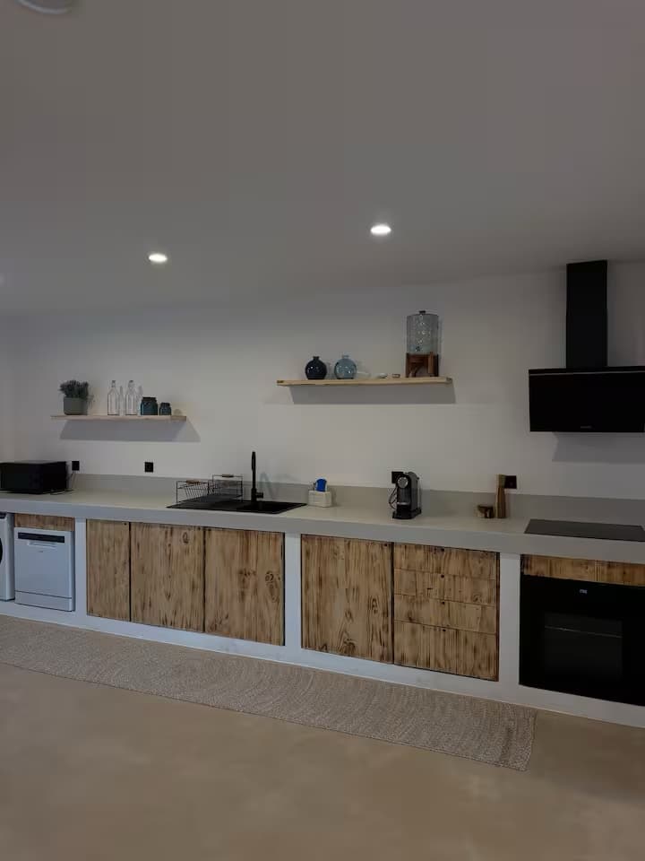 Sommarhus Beach Villa, a cozinha totalmente equipada